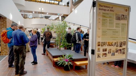 50 years of Biology event in Catcheside court