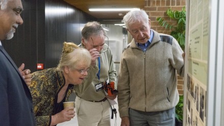 50 years of Biology event in Catcheside court