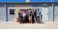 Katie Purdey and members of the Farquhar research group at ANU.