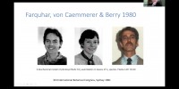 Recorded PS Transcendence Webinar Series, Professor Susanne von Caemmerer