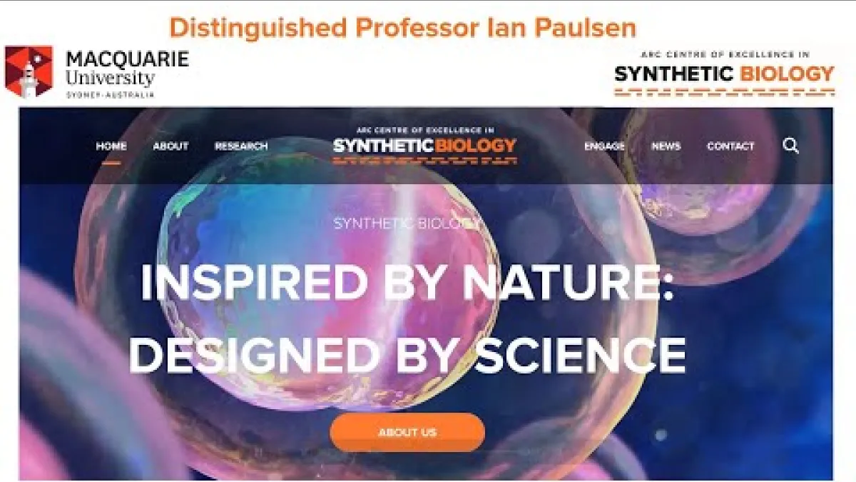 Preview image for the video "Recorded BSB Seminar - Professor Ian Paulsen".