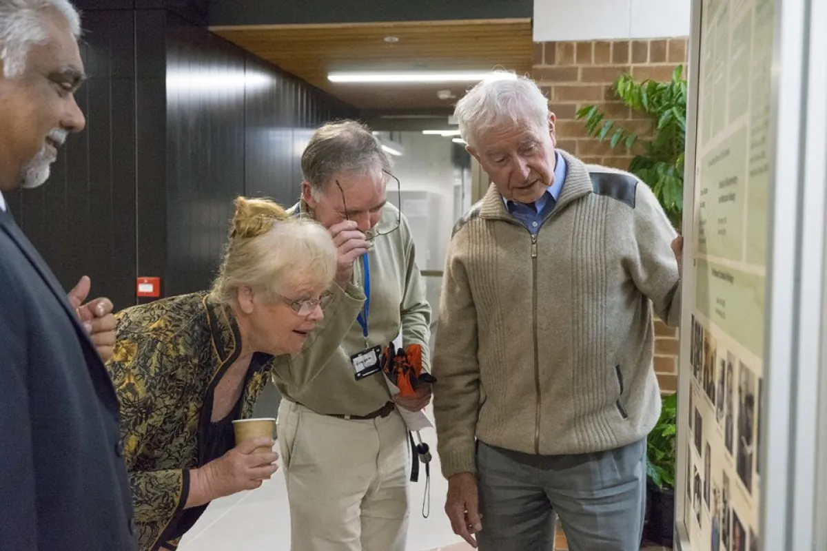 50 years of Biology event in Catcheside court