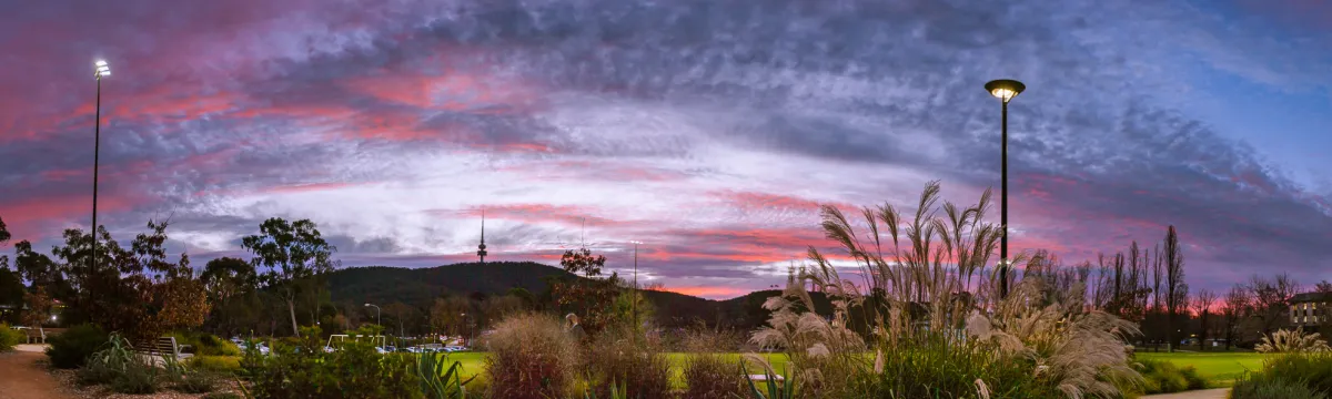 Panorama of ANU Campus