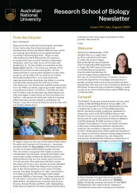 July-August Newsletter