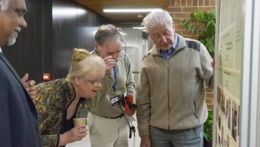 50 years of Biology event in Catcheside court