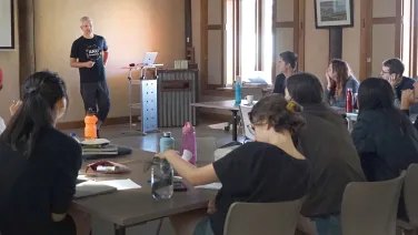 ANU Lecturer teaching students